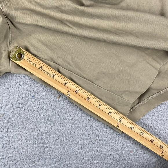 Under Armour Men's 40W Khaki Tan Golf Chino Shorts Performance Red Zipper - Picture 6 of 9